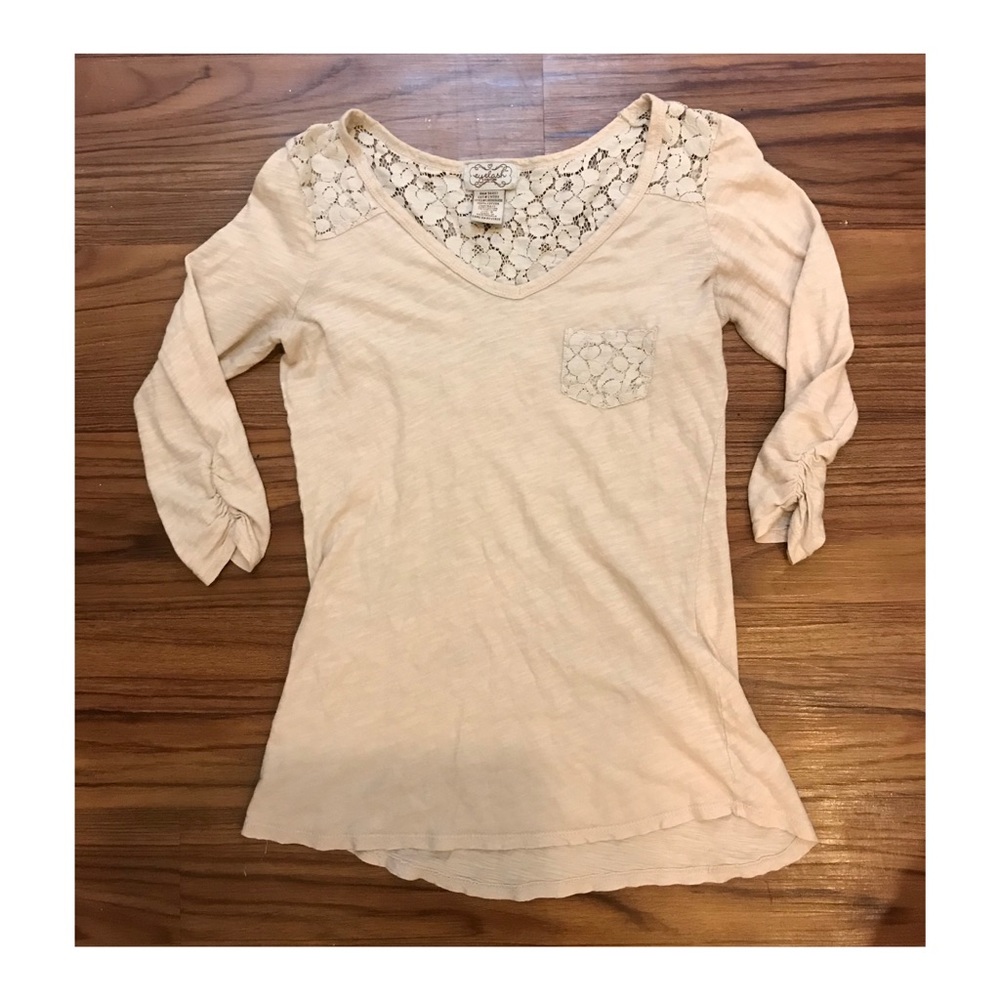 Cream blouse